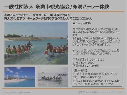 一般社団法人 糸満市観光協会/ハーレー体験