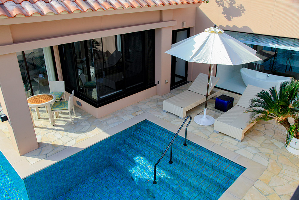 Exterior view of the Pool Villa Royal Suite