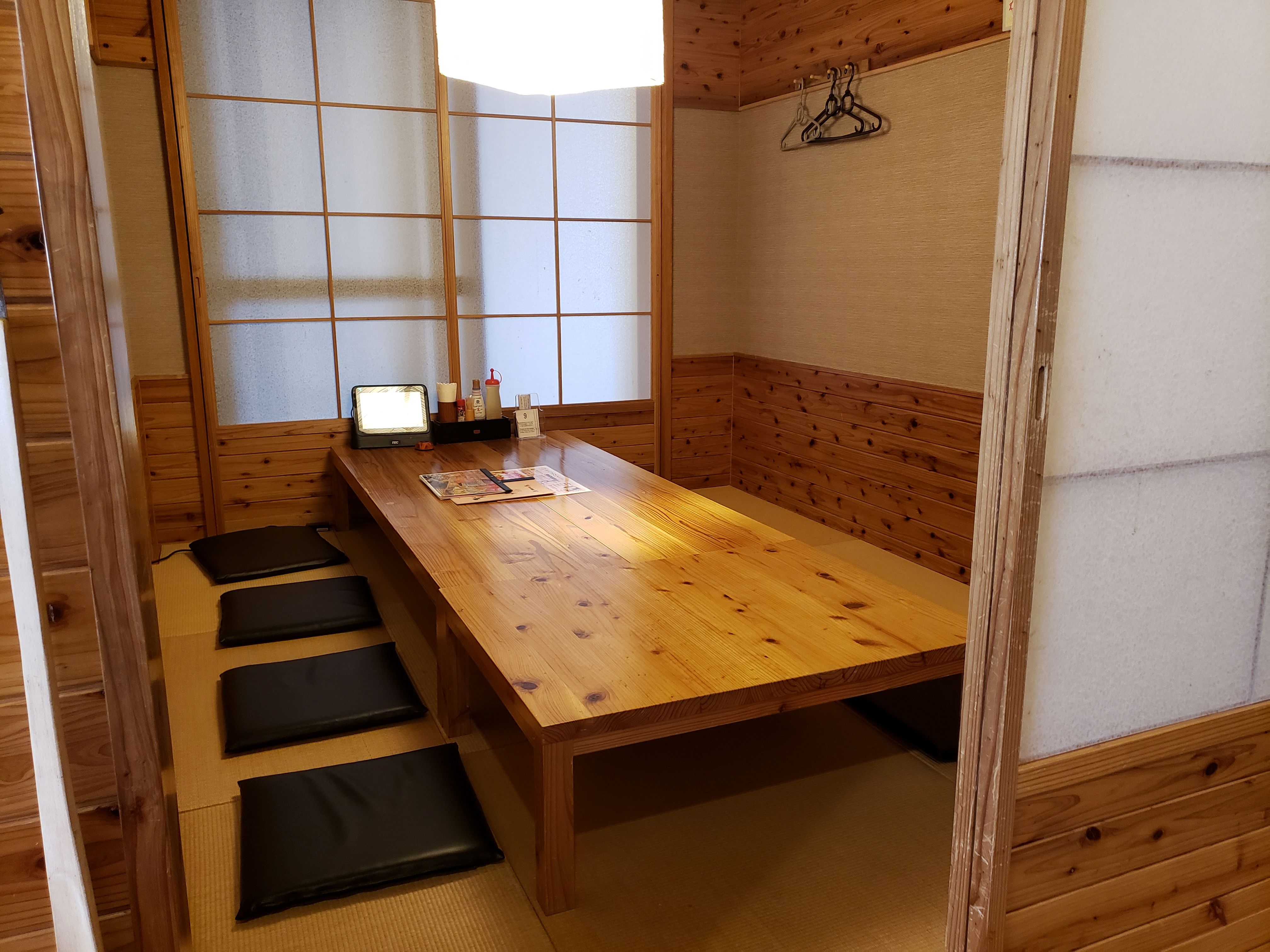 個室（お座敷）8名まで