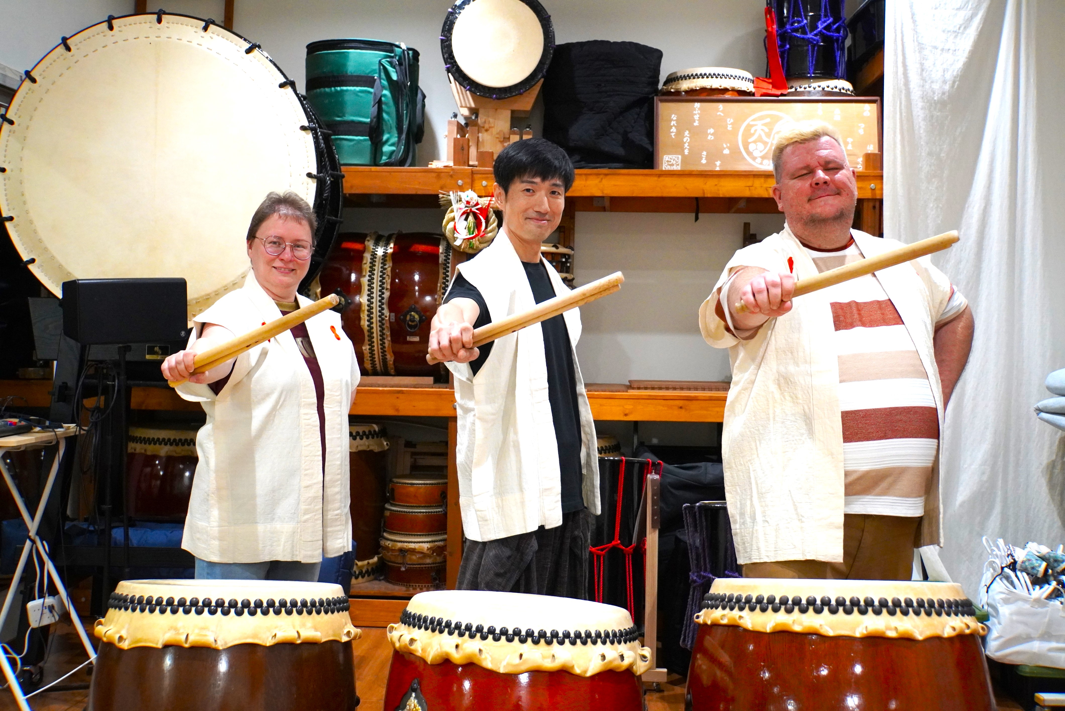 日本の伝統楽器 和太鼓・篠笛の演奏鑑賞／和太鼓体験ワークショップ
