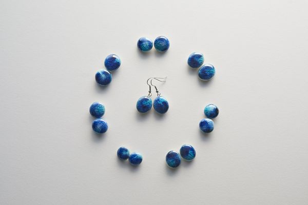 Happy blue Accessories- Pierced Earrings