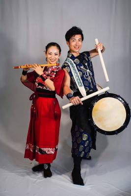 日本の伝統楽器 和太鼓・篠笛の演奏鑑賞／和太鼓体験ワークショップ