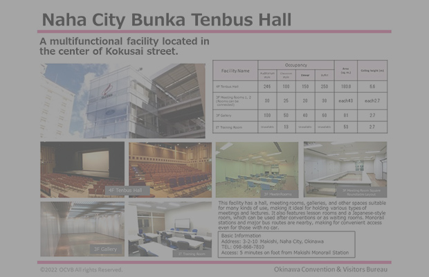 Naha City Bunka Tenbus Hall