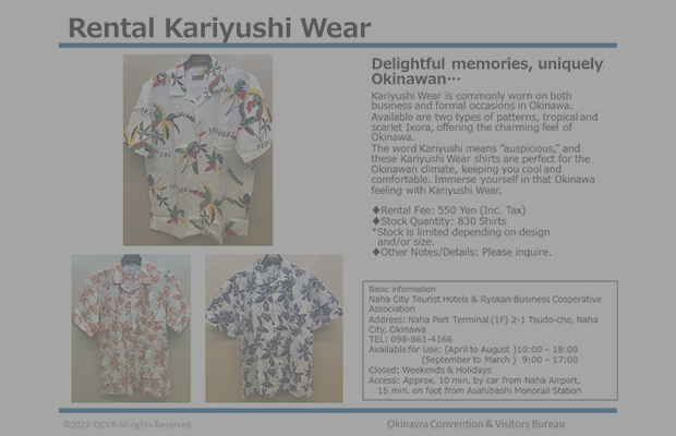 Rental Kariyushi Wear