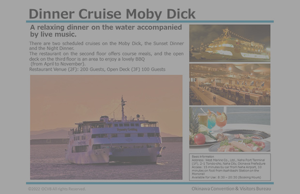 Dinner Cruise Moby Dick