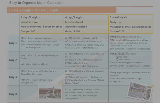 Easy-to-Organize Model Courses