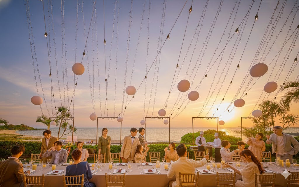 The YOMITAN Resort Seaside terrace