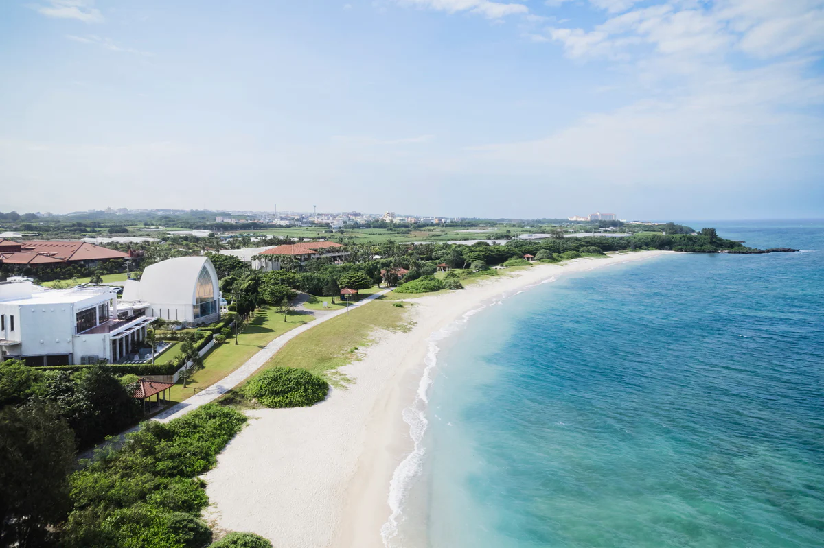 The YOMITAN Resort Seaside terrace