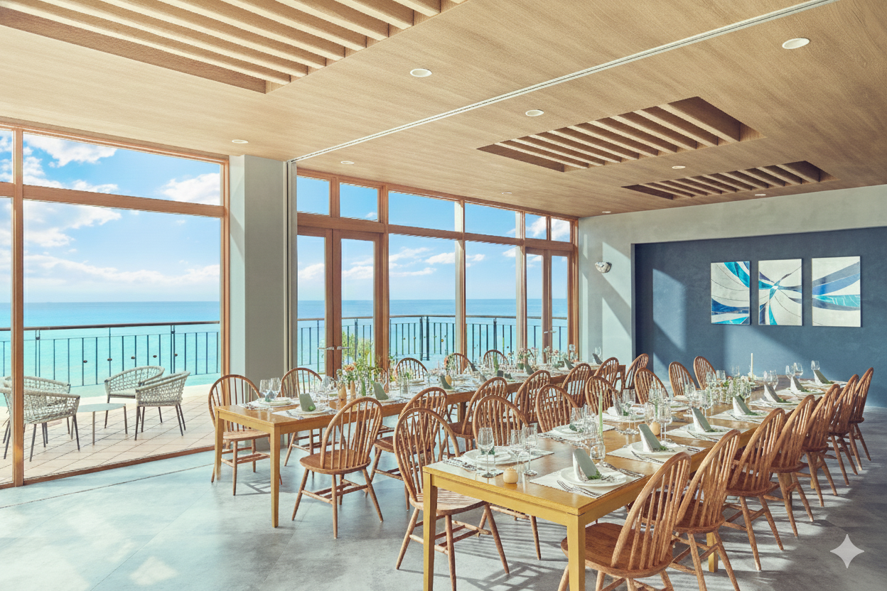 The YOMITAN Resort Seaside terrace